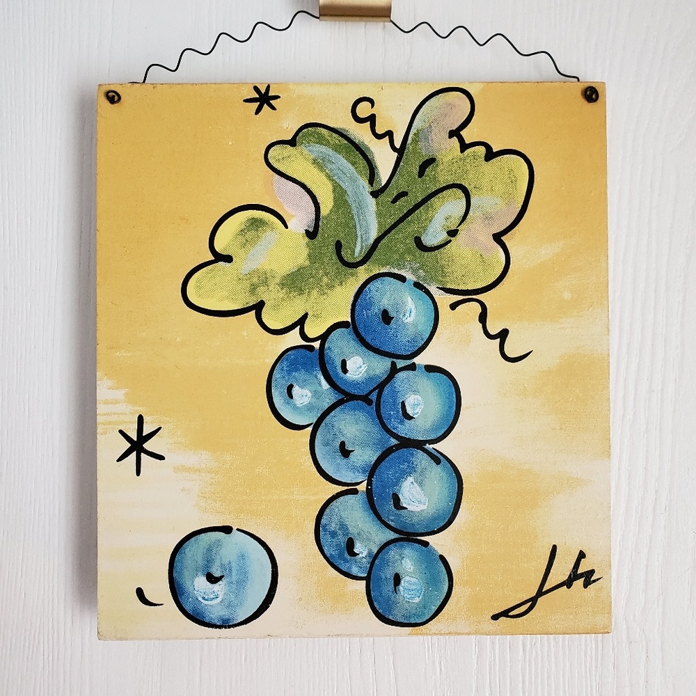 3 for $15 Grape wall art